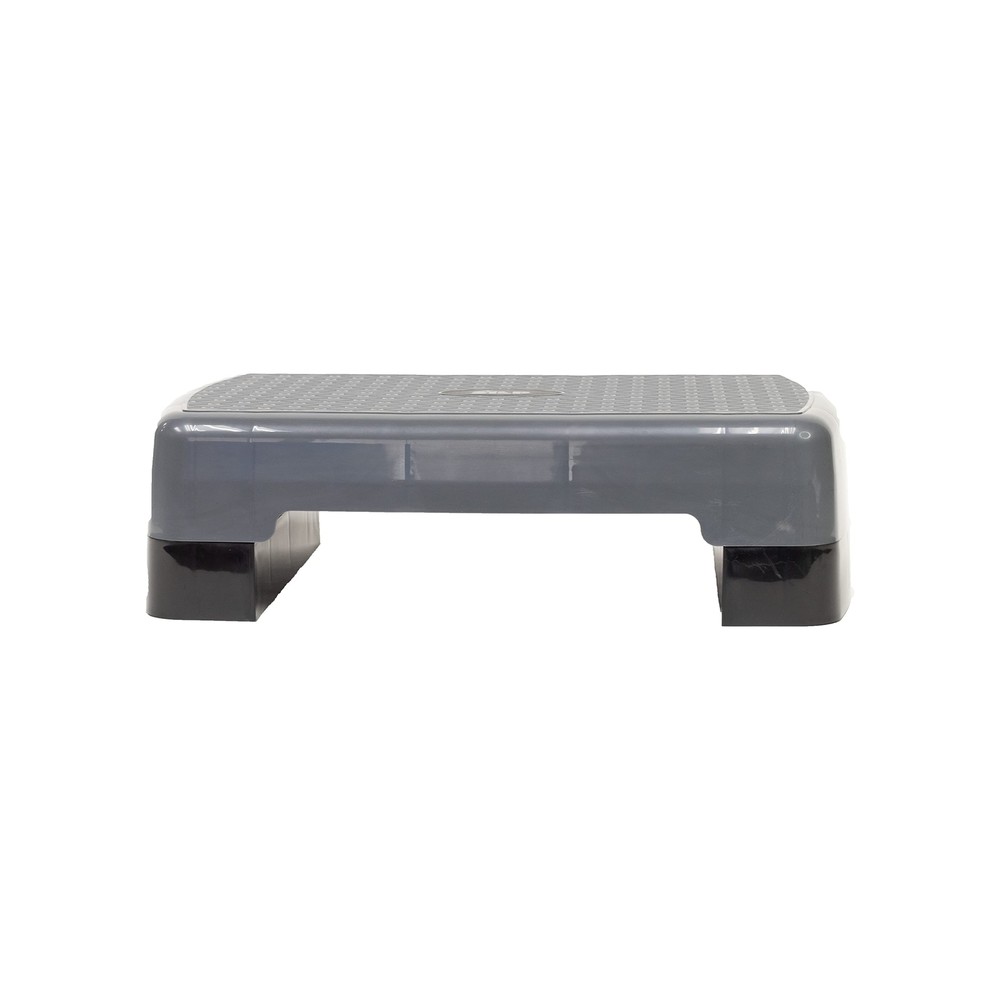 The Step Mini Aerobic Stepper for Home Workout Steppers for Exercise,Gray/Black