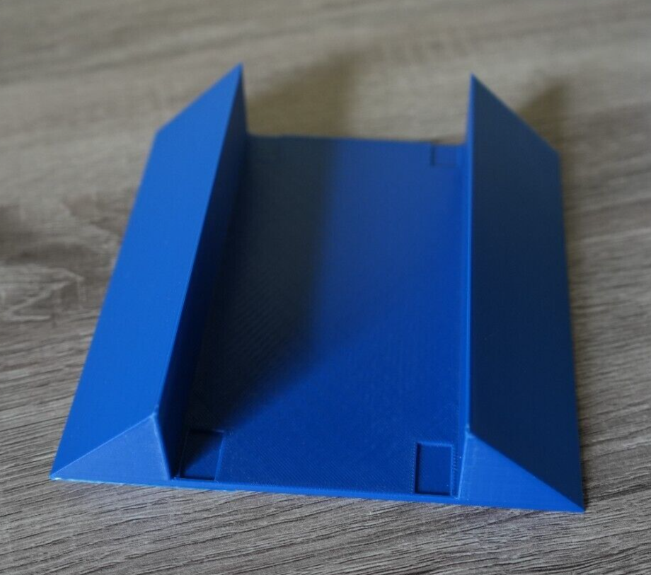 PlayStation 2 PS2 vertical Stand Blue 3d print