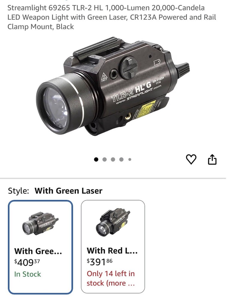Streamlight Trl-2 HL G