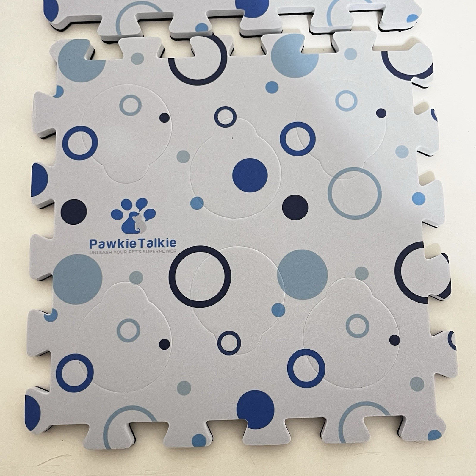 Pawkie Talkie Dog Talking Buttons Echo System Set 12 Buttons + 2 Mats