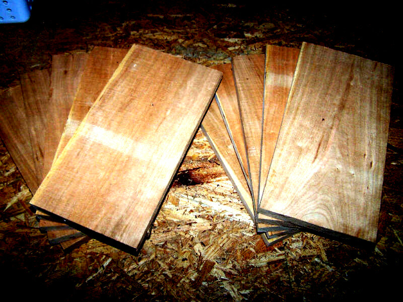 Packages of Kiln Dried Premium Cherry Thin Lumber