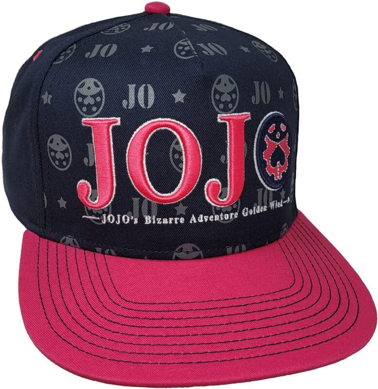 Ripple Junction JoJo's Bizarre Adventure Logo Patch Structured Adjustable Black