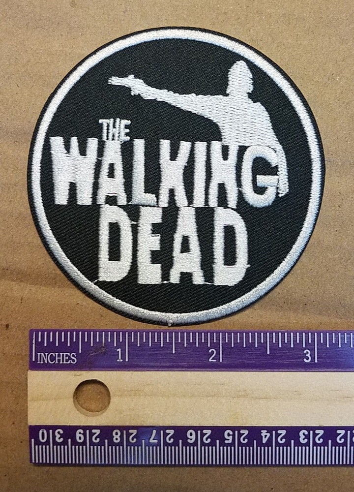 Walking Dead Rick Grimes Logo Round Patch 3 inch tall