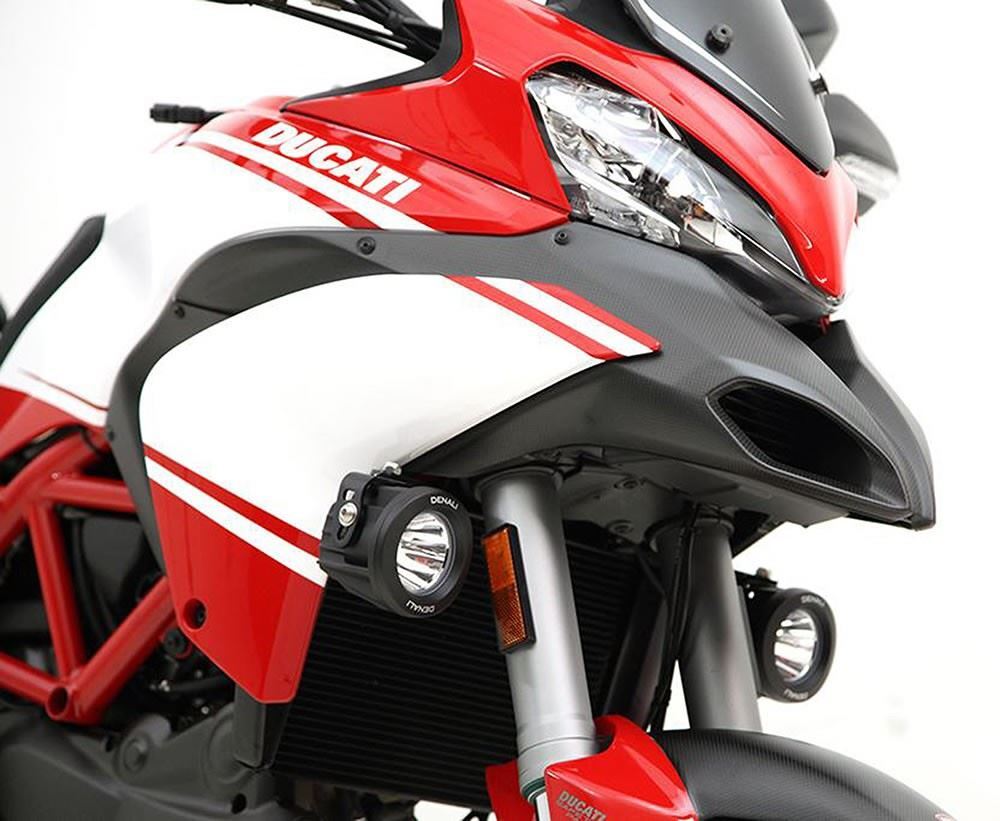 Denali light mount Black Ducati Multistrada 1200S 2010 - 2014