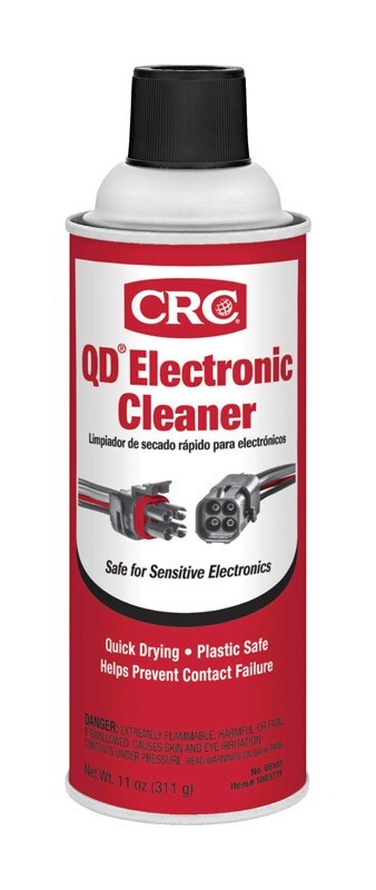 CRC QD Electronic Cleaner Safe For Sensitive Electronics Quick Drying 11 oz