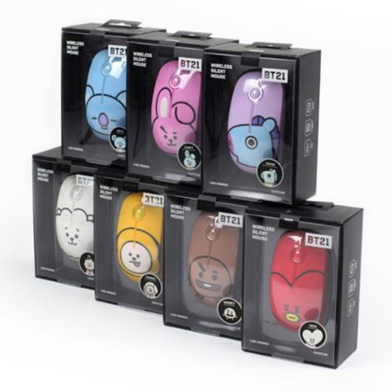 BTS BT21 Official Authentic Goods Wireless Silent Mouse by LINEFRIENDS