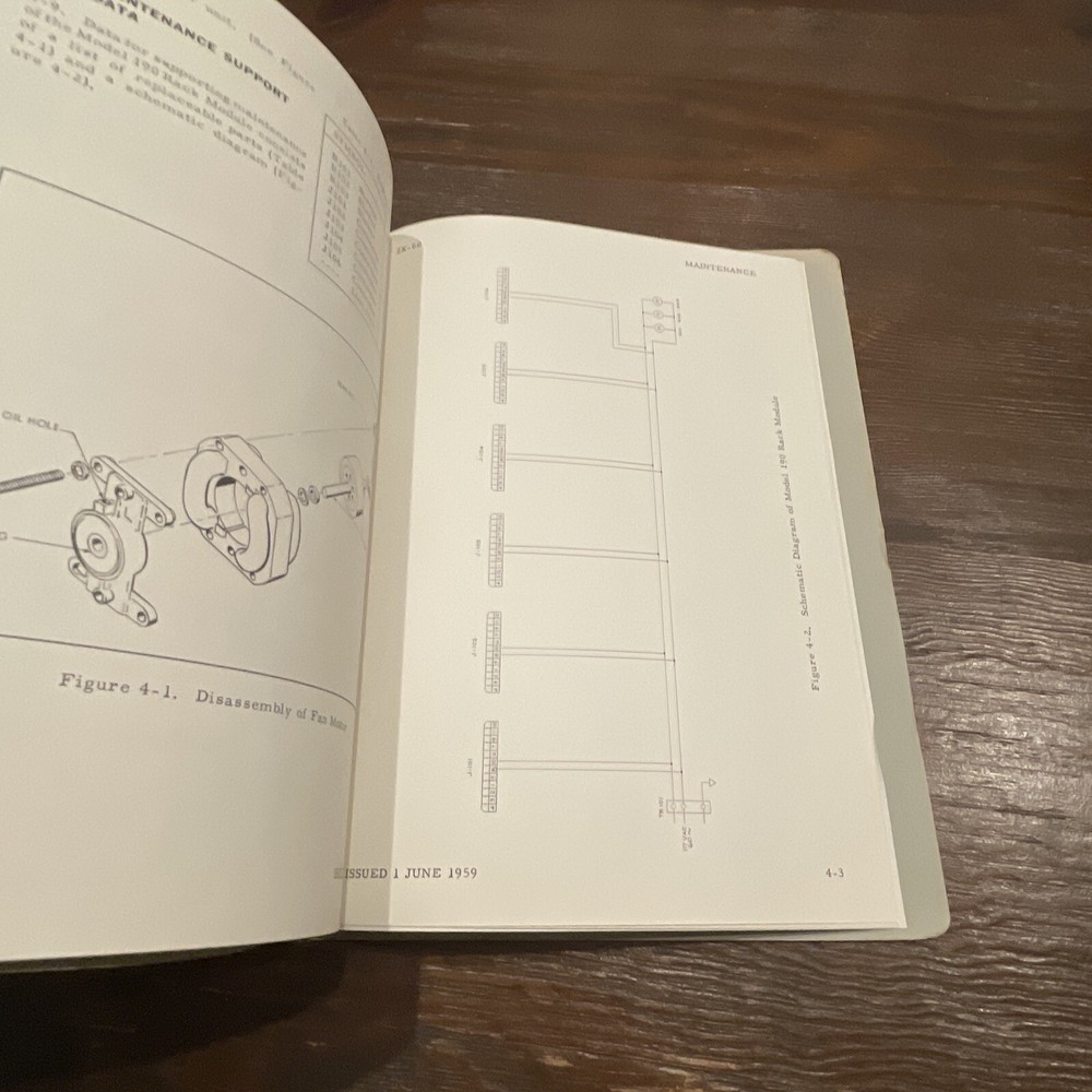 Kintel COHU Model 190 Rack Module Operating Instruction 2X-60 1959