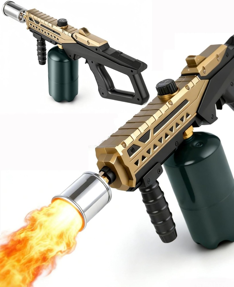 Powerful Propane Torch Gun, Flame Thrower Gun & Efficient Ignition, Kitchen T...