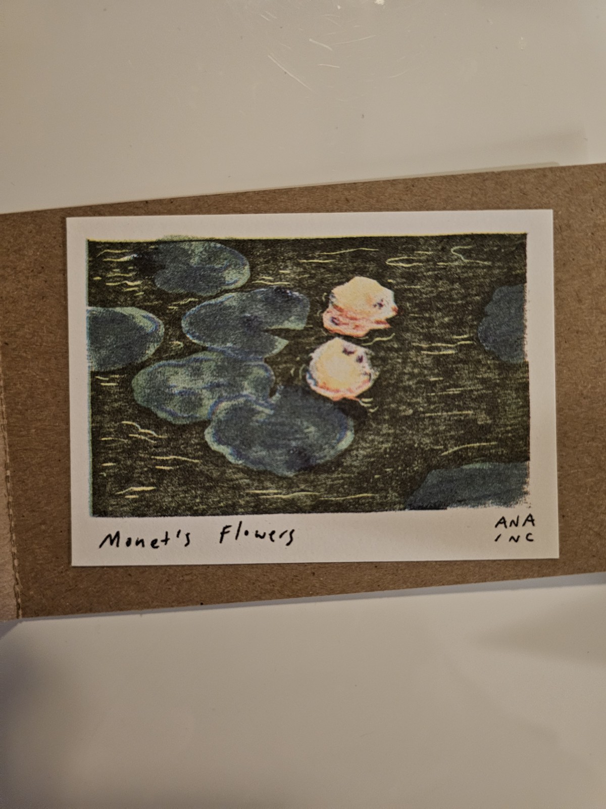 Monet's Flowers - Ana Anastasia Inciardi Mini Prints - Free Shipping!