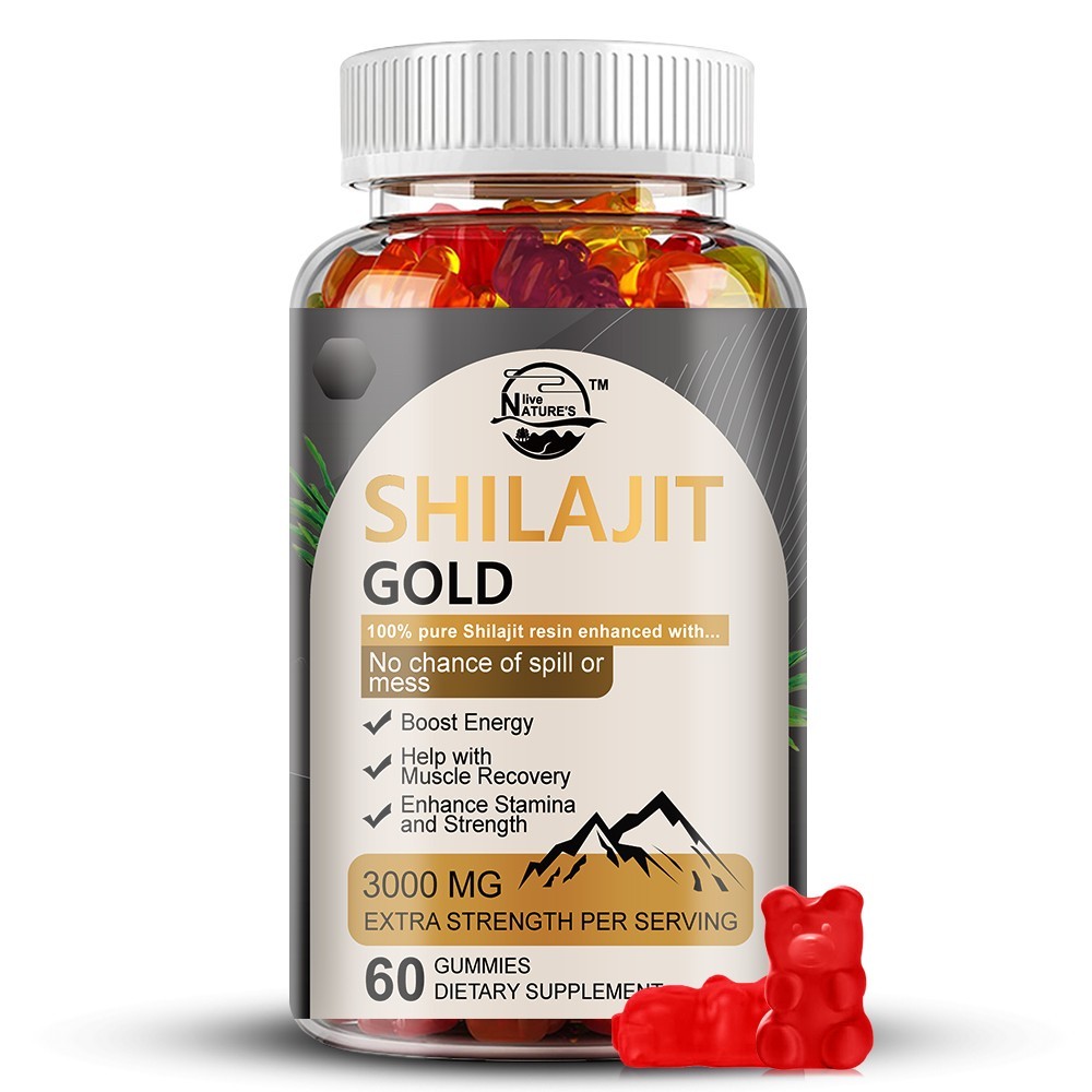 (2 Pack) Shilajit Gummies Max Strength | Pure 100% Authentic Himalayan Origin