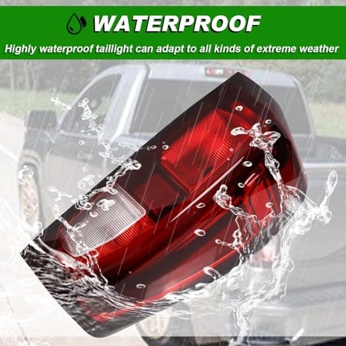 Tail Light Assembly Compatible With 2019-2024 Right Passenger Side Halogen Type