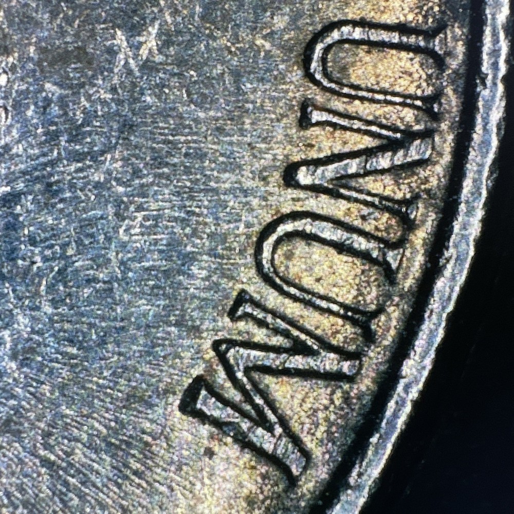 1996 P Nickel Struck Thru Grease Error Obverse & Reverse