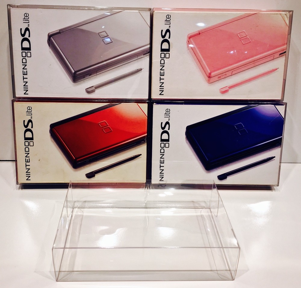 1 Box Protector For NINTENDO DS LITE Original Console Box. NTSC Display Case