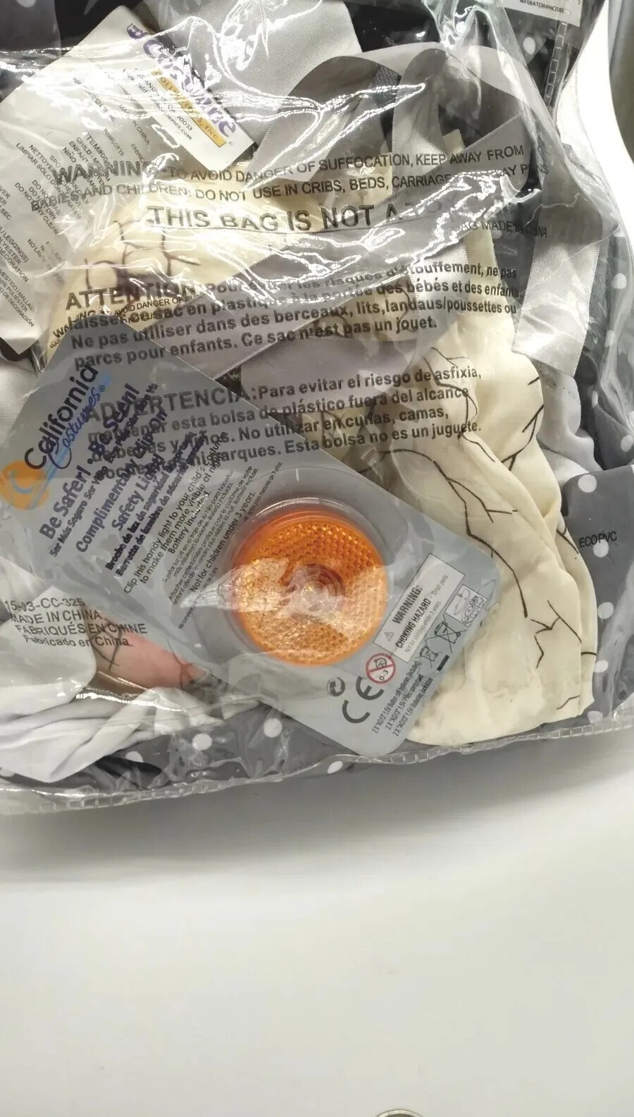 California Costumes Haunted Girl Ragdoll Halloween Costume Child SZ M 8-10