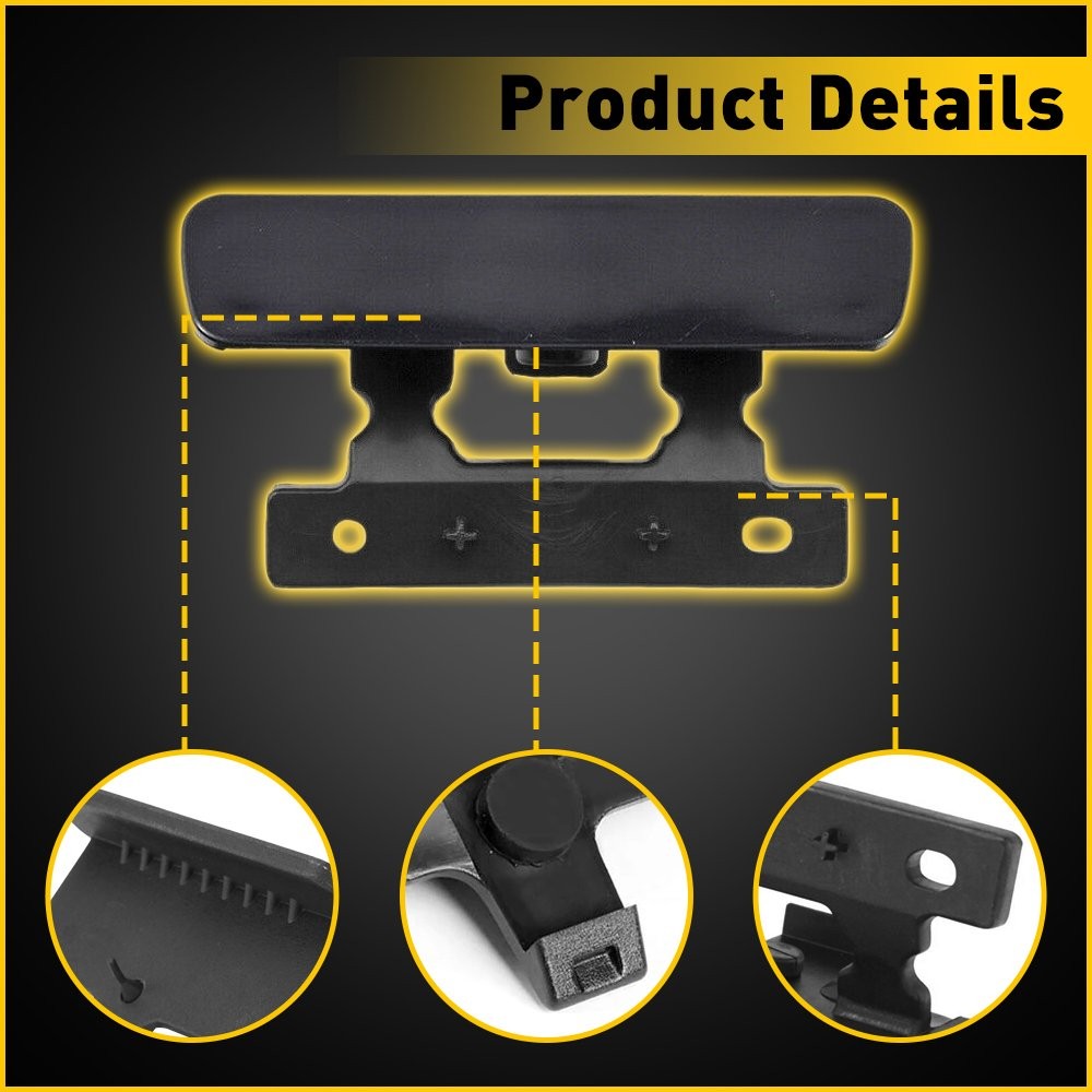 UNBREAKABLE CENTER CONSOLE STORAGE COMPARTMENT LATCH ARMREST LID LOCK CLIP