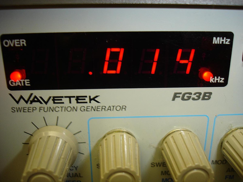 Wavetek Sweep Function Generator Model FG3B - Looks And Runs Fine