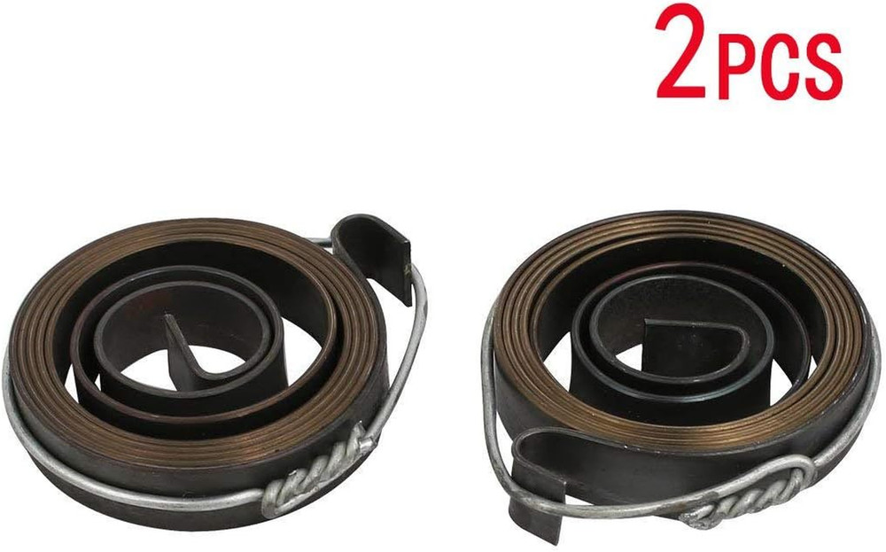 2Pcs 8mm Width Metal Drill Press Quill Feed Return Coil Spring Assembly, 35 x 8m