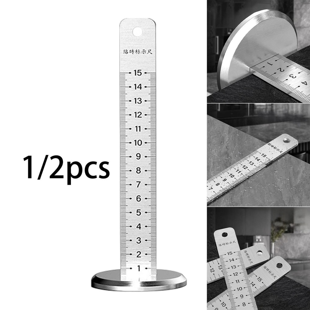 Floor Tile Height Ruler Gradienter Decoration Measuring Instrument Clear Scale