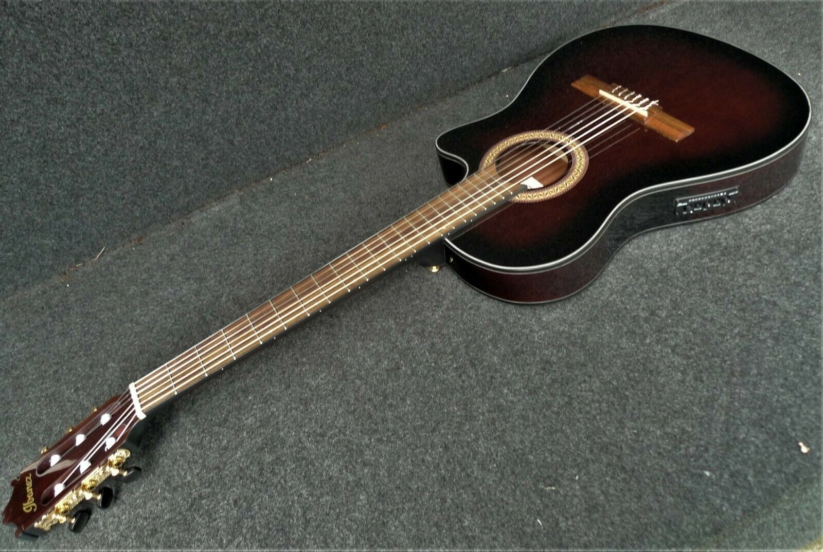 IBANEZ GA35TCE-DVS THINLINE Acoustic-Electric CLASSIC CLASSICAL NYLON STRINGS