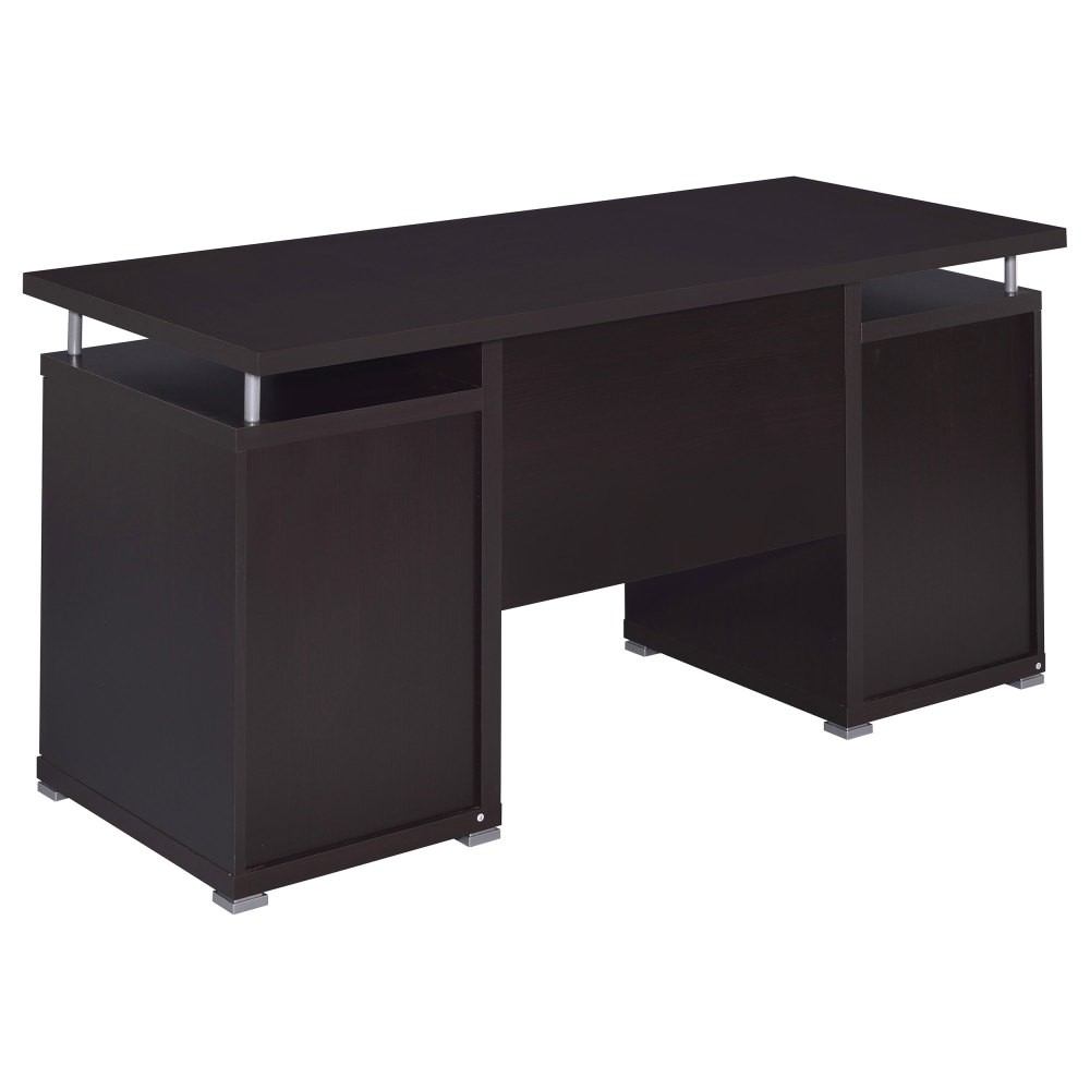 Classic Office Desk w/ 2 Drawers-Compact Computer Desk,Ample Storage & Workspace