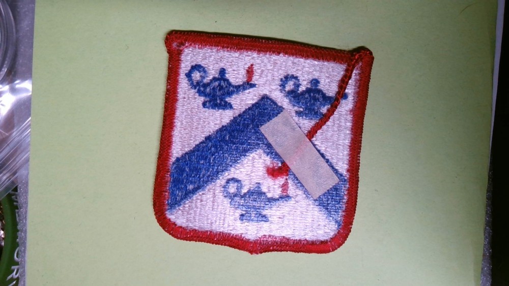 MILITARY PATCH SEW ON COLORED US ARMY COMMAND AND GENERAL STAFF SCHOOL