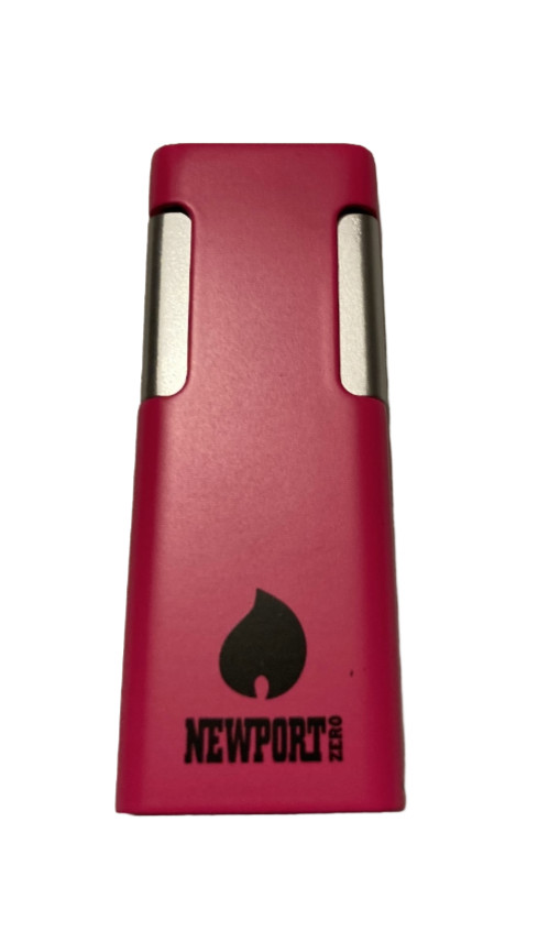 Metal Newport Thin Torch Lighter | Pink | 3″