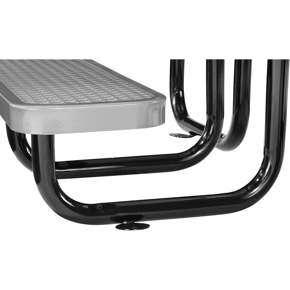 46" Child Size Square Expanded Picnic Table Gray