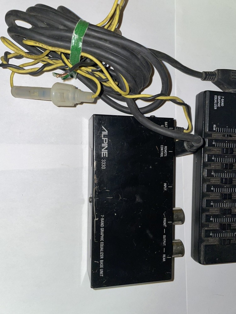 OLD SCHOOL Alpine 3330 Equalizer RARE
