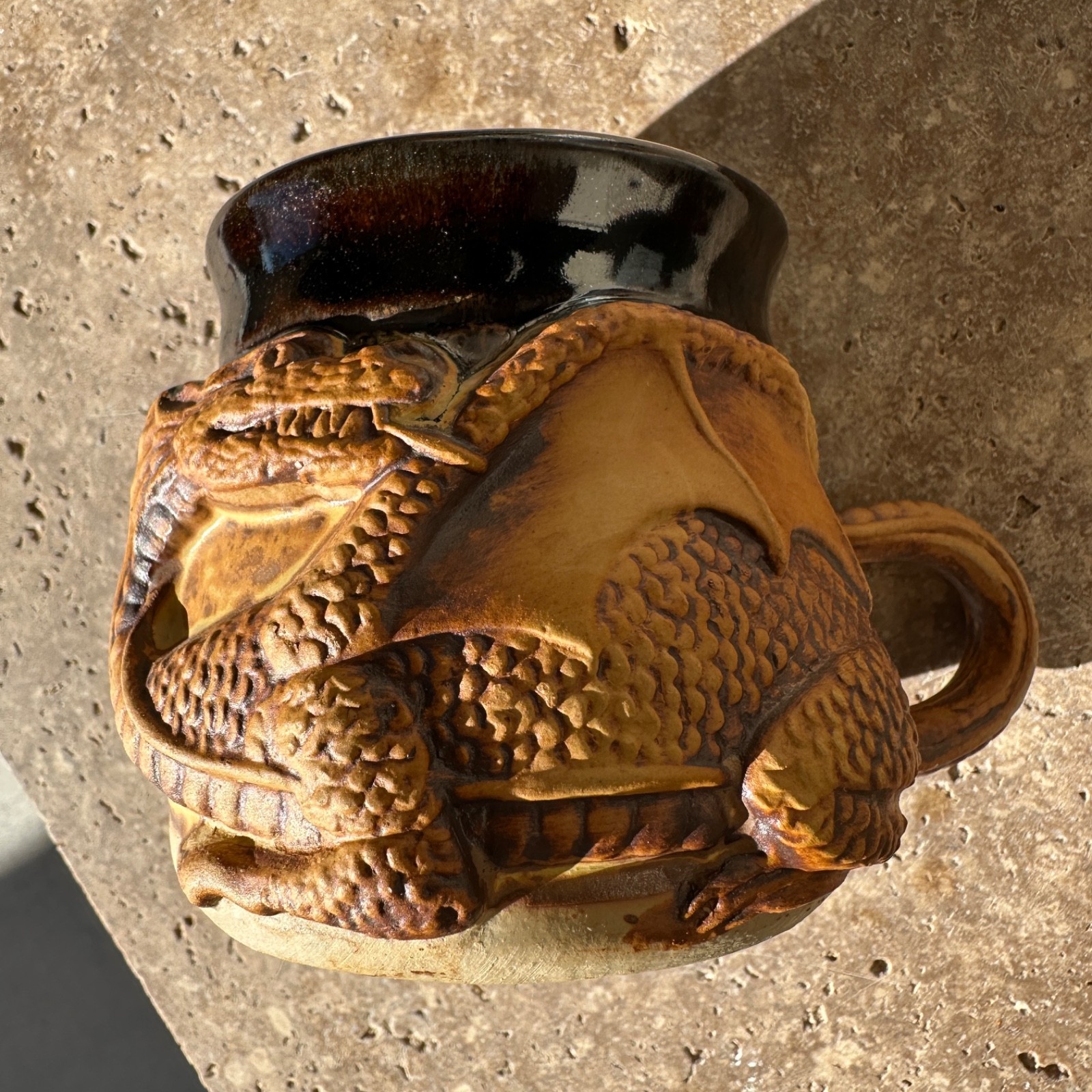 DRAGON MUG "Game of Thrones, House of Dragons" 3D Art Pottery Medieval