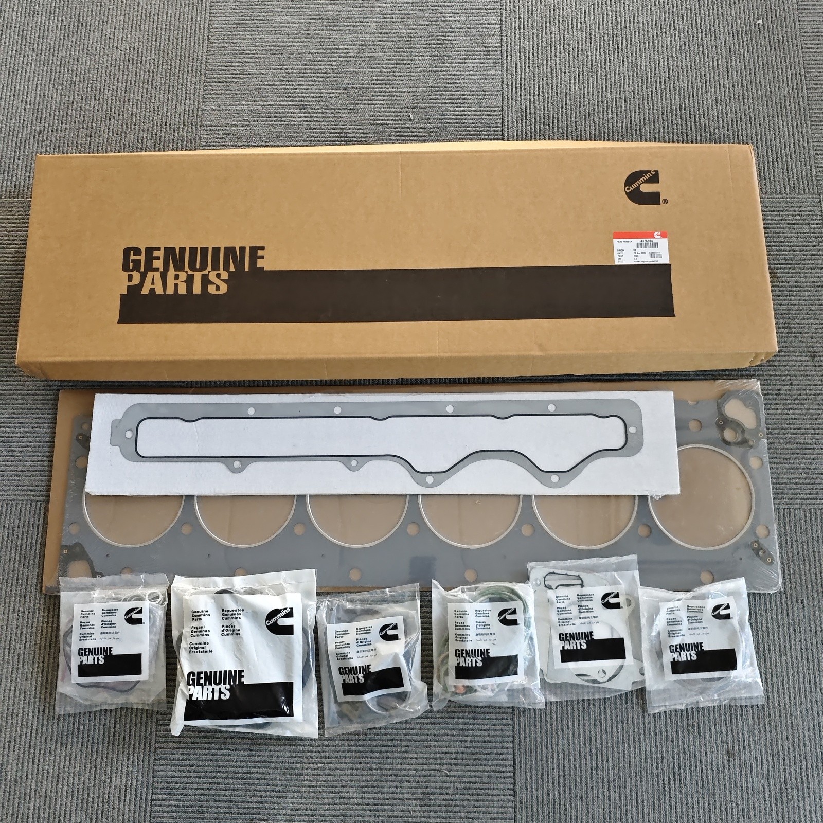 Upper Engine Head Gasket Kit 2881767 4376104 for Cummins ISX ISX15 QSX 4352146