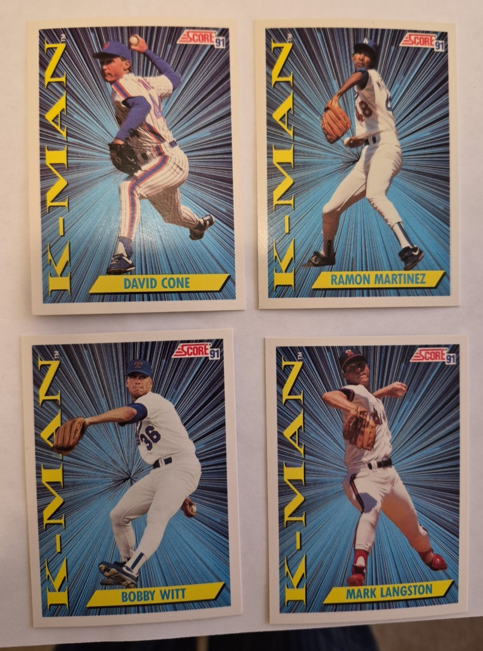 1991 Score Baseball K-Man & Master Blaster & Rifleman 30 Card Series Sub Set Lot