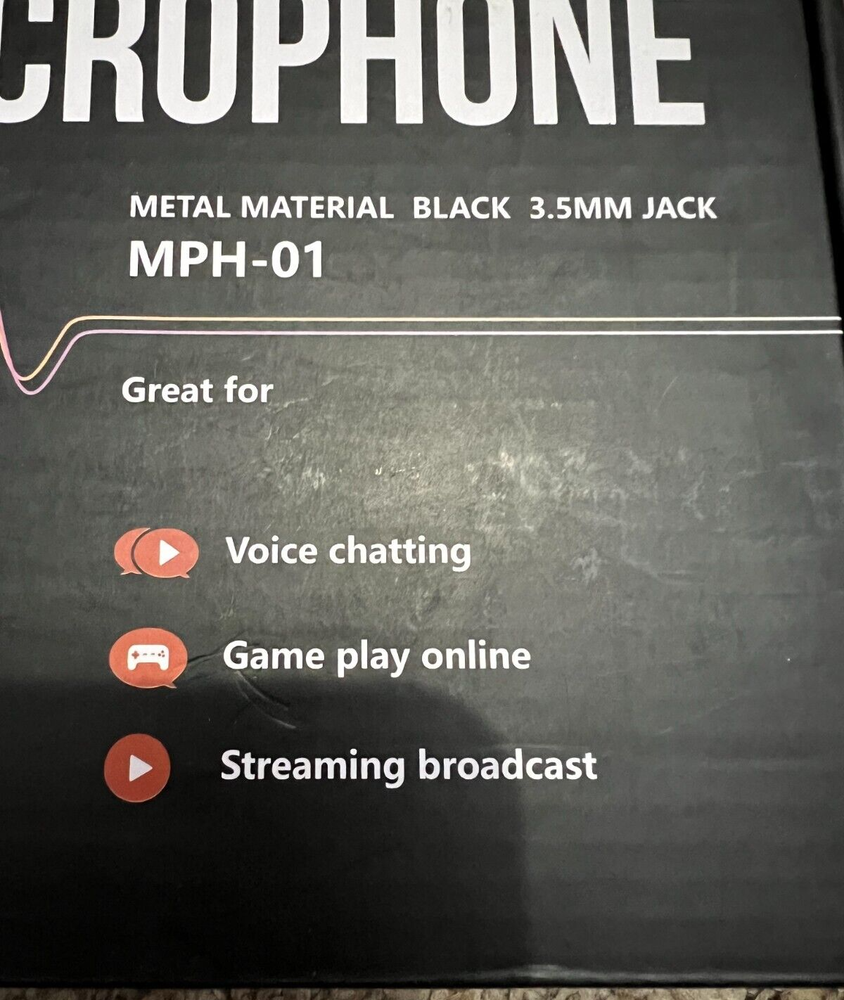 Desk Microphone - MPH-01 - Professional Desktop Stand Microphone