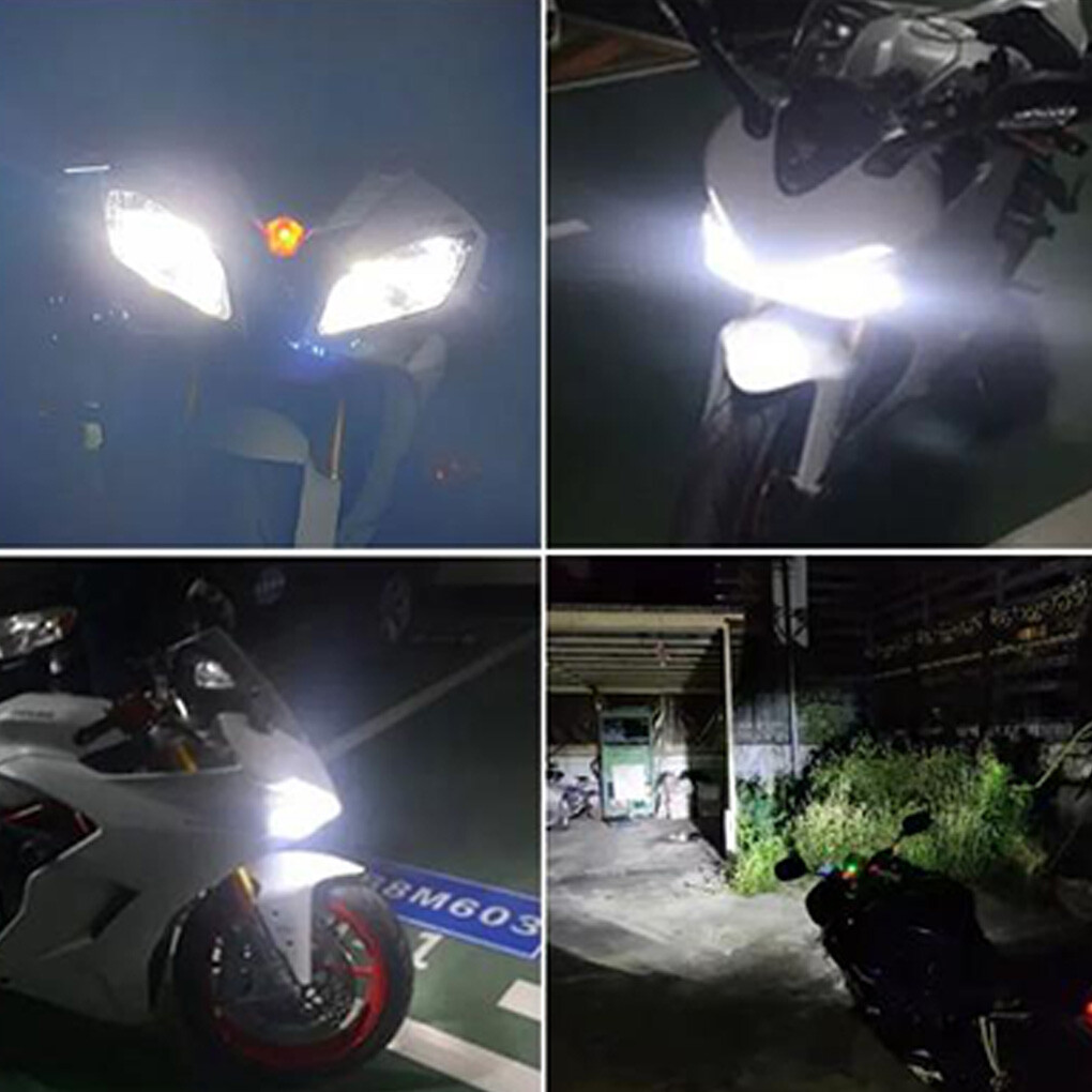 2pc LED Headlight Parking Light Bulbs For Kawasaki Z125 Pro Z series 2017-2021