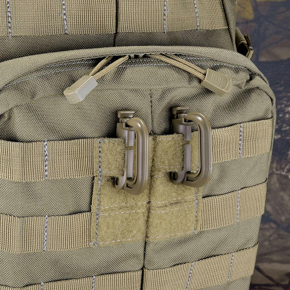 10pcs Tactical Backpack D-Ring Attachment Clips for Molle Buckle Bag Quick Lock