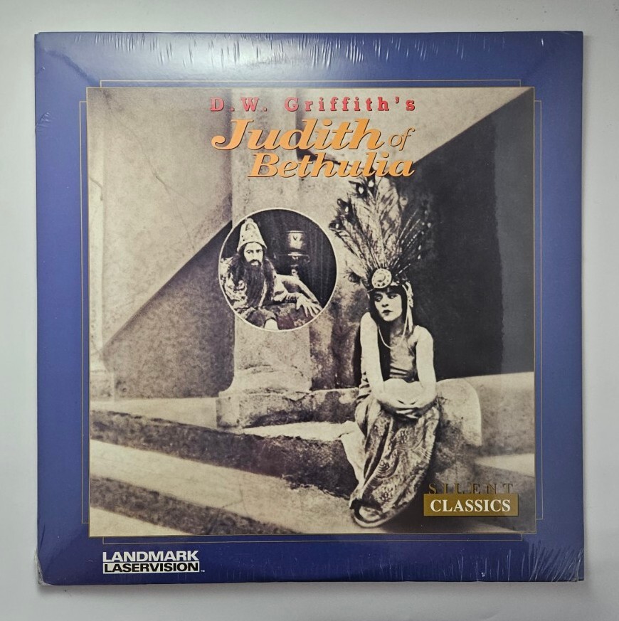 Judith Of Bethulia New Sealed Laser Disc