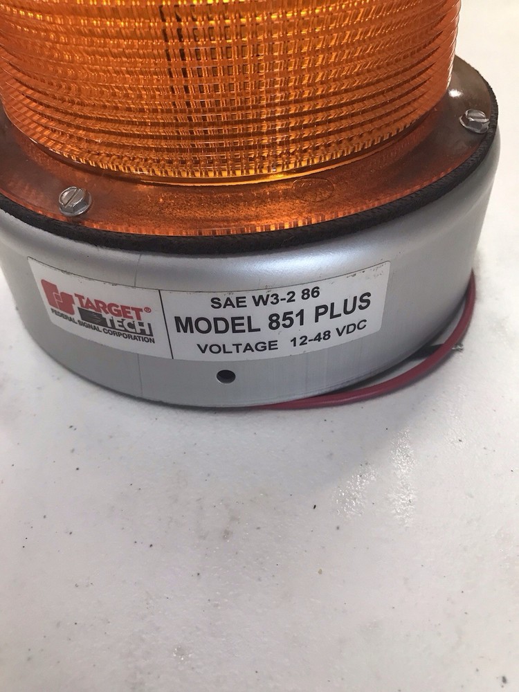 Federal Signal 851 Plus Amber Strobe