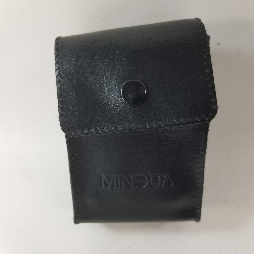 Minolta Flash Cover Case Vintage Snap Button