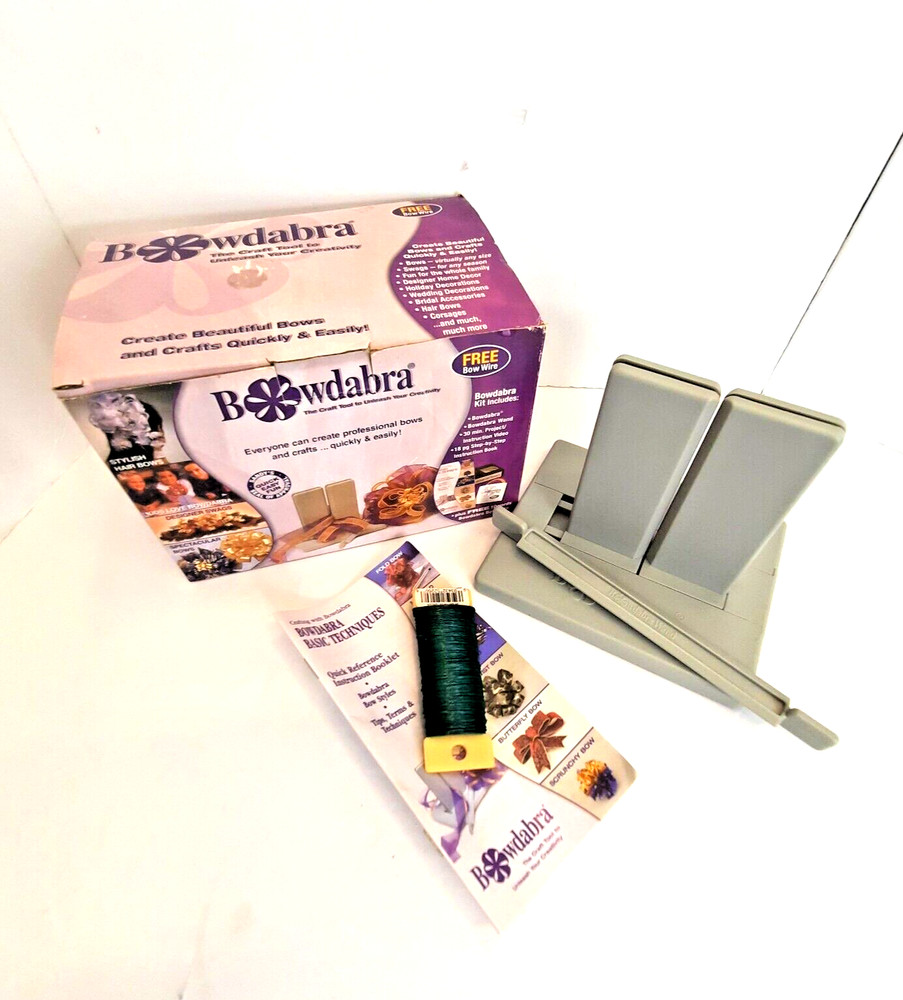 Bowdabra Bow Maker Kit Craft Tool No VHS