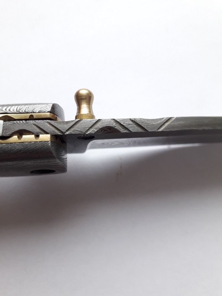Handmade Folding Knife Damascus Steel