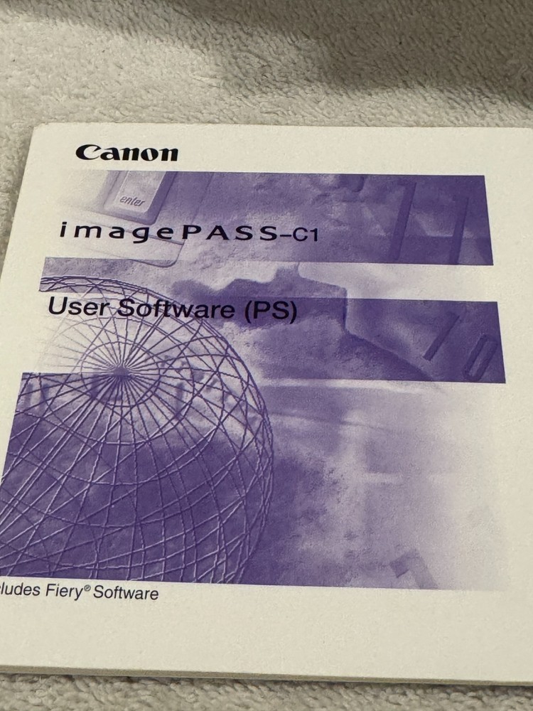 Canon ImagePASS-C1 User Software (PS) CD ONLY VERY GOOD CONDITION!!