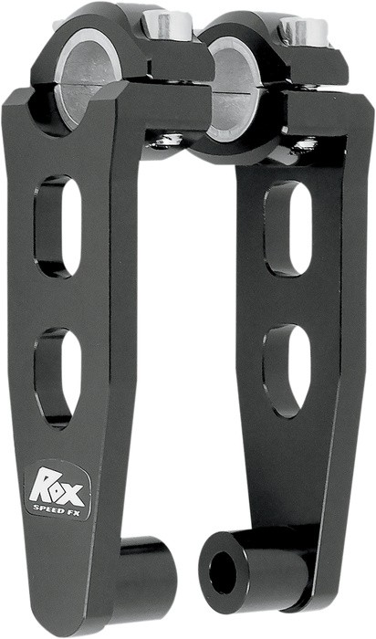 Rox Speed FX Elite Pivoting Handlebar Risers 5" Black