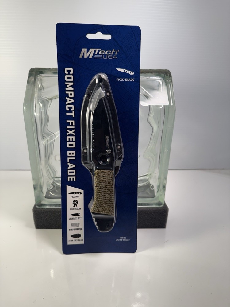 March USA Compact Fixed Blade New In Box with Sheath