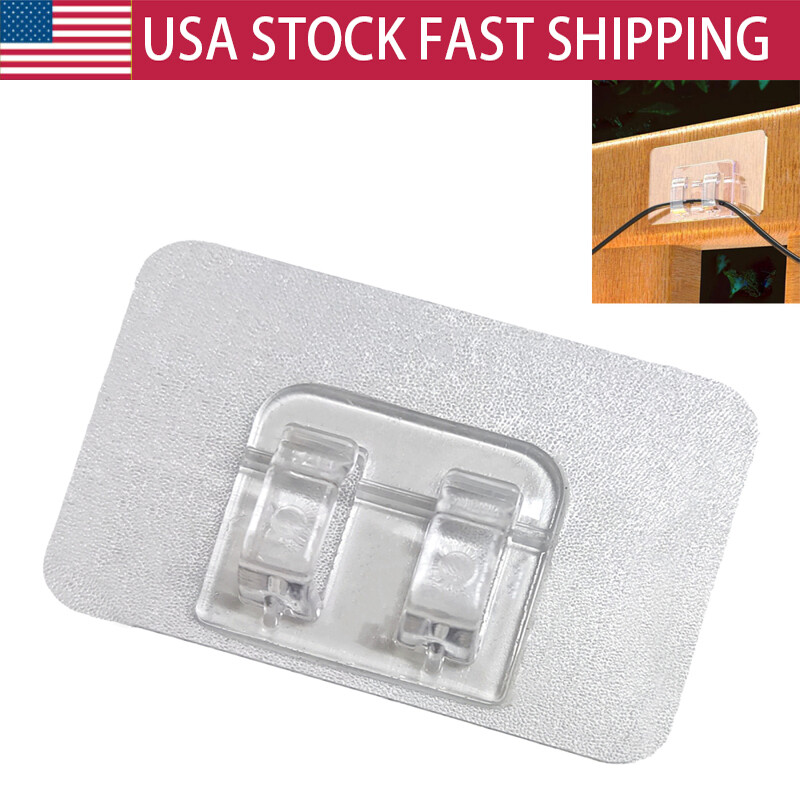 Hooks for Outdoor String Lights Clips 100Pcs Heavy Duty Cable Clips Hooks