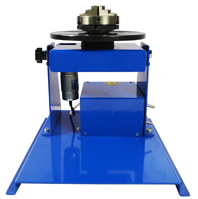 110V 10KG Welding Turntable Positioning Machine with 80mm Chuck Positioner