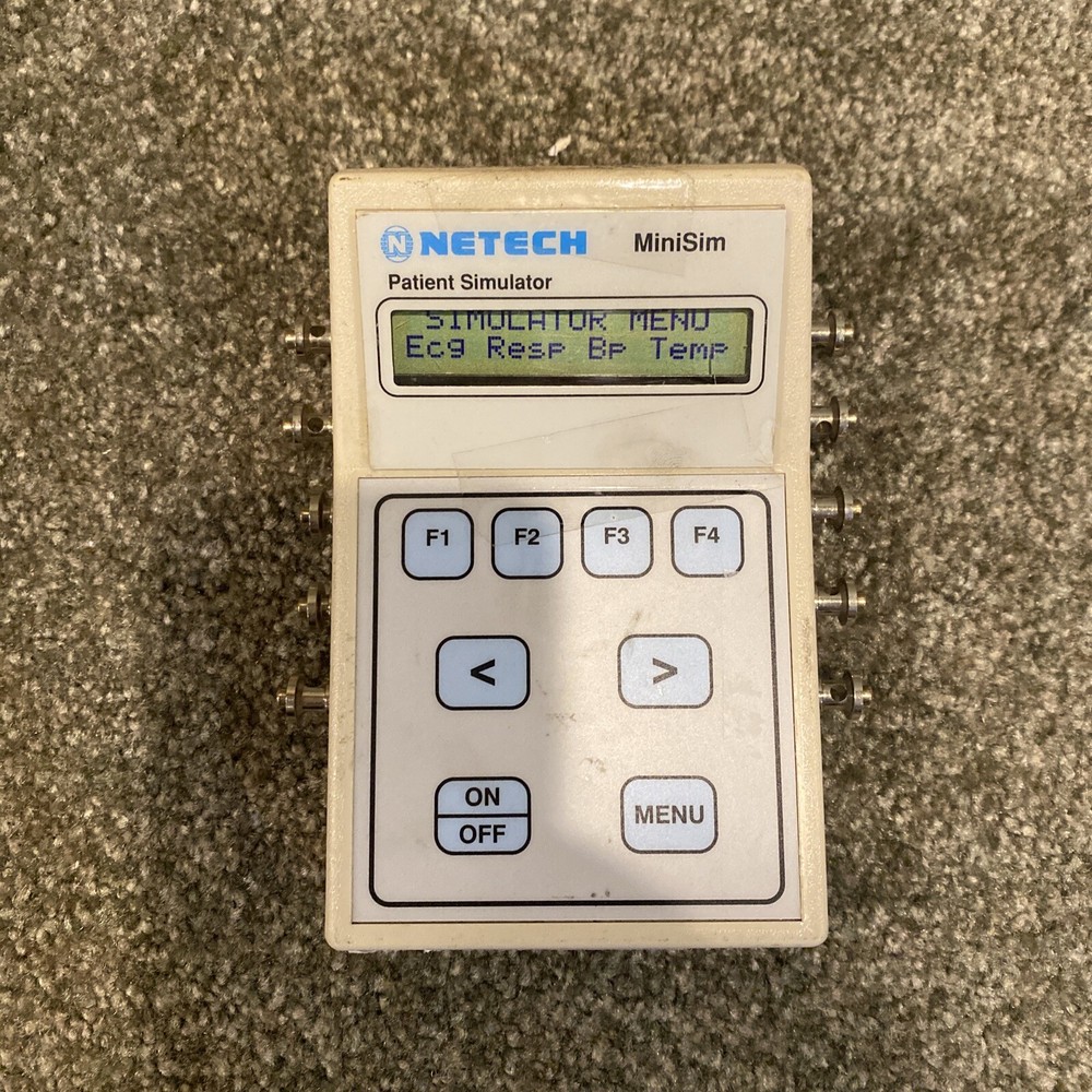 Netech MiniSim Patient ECG Arrhythmia Advanced Parameter Simulator GOOD WORKING!