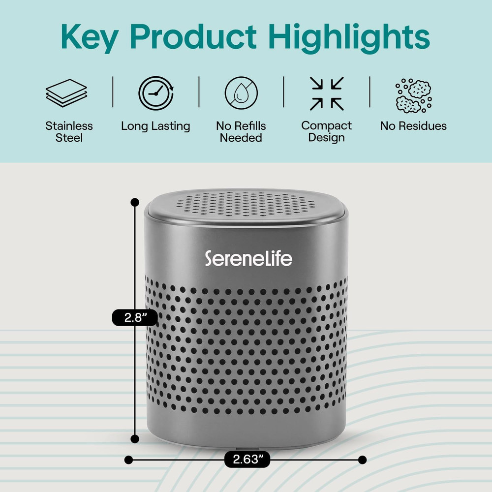 Fridge Deodorizer & Odor Eliminator, Multi-Use Refrigerator Deodorizer Aluminum