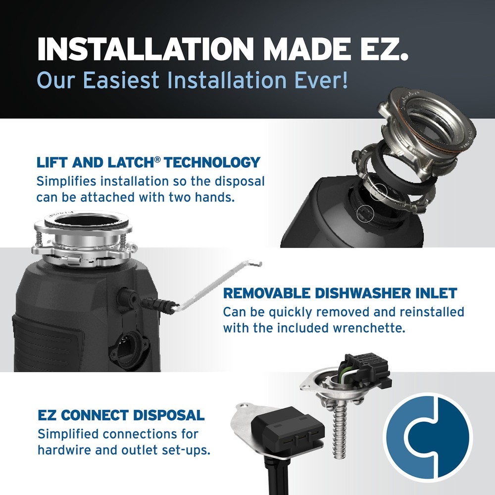 InSinkErator 79332A-ISE Contractor 1000 Garbage Disposal