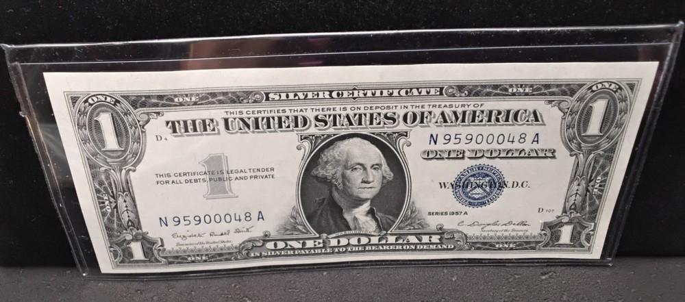 1957-A U.S. $1 SILVER CERTIFICATE    048A