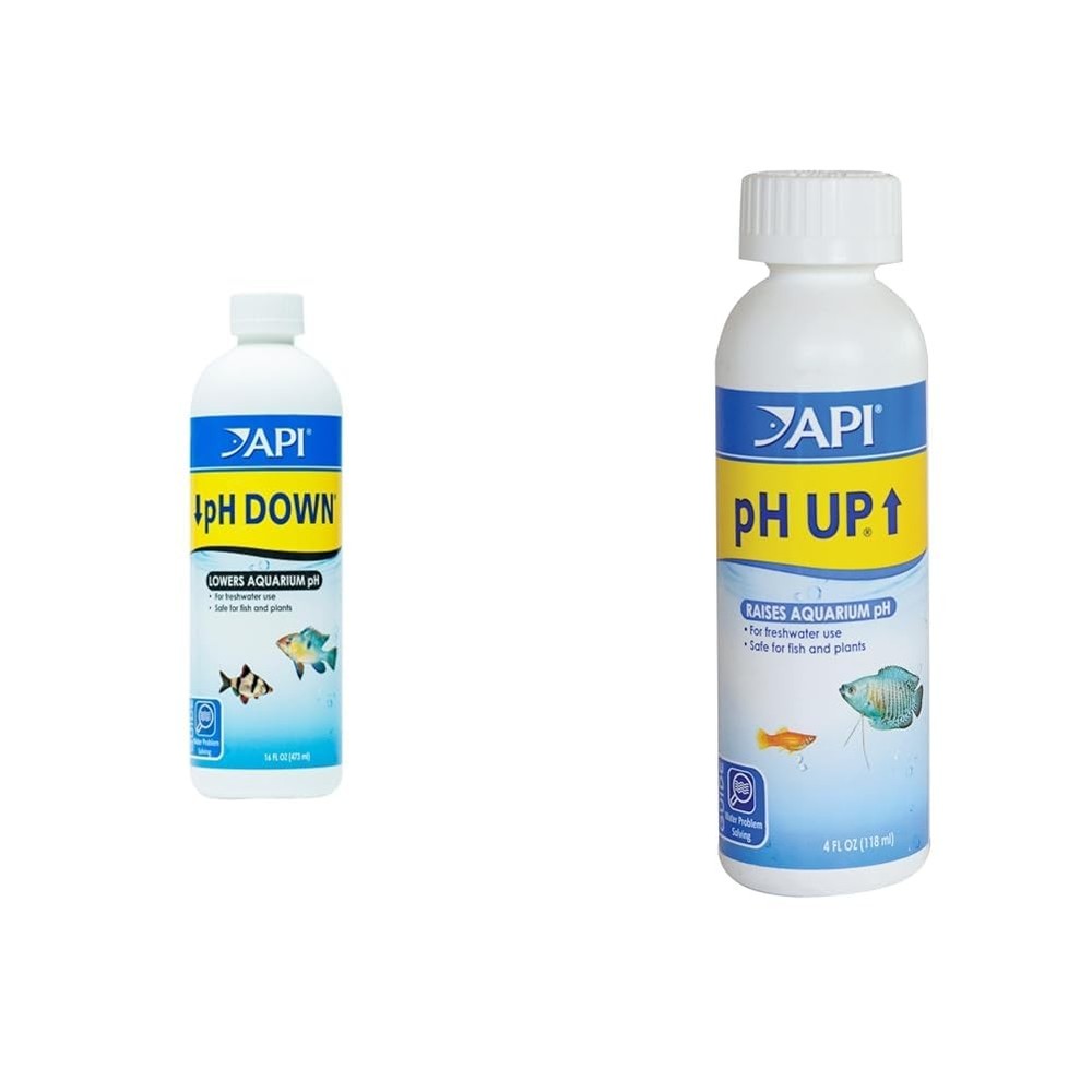 API Aquarium pH Control Kit: pH Down 16oz & pH Up 4oz - Freshwater