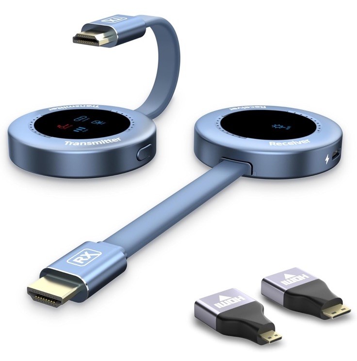 Wireless HDMI Transmitter & Receiver | 2.4G/5G Plug & Play HD Extender Kit New